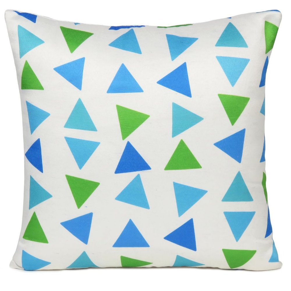 Oussum Home Decorative Geometric Digital Print Cushion Pillow Cover for Room